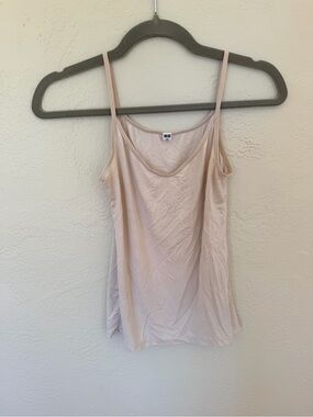 Uniqlo Light Nude Pink Camisole with Slim Straps